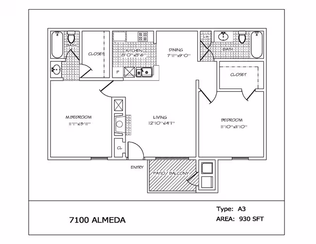 Unit 1527 floor plan